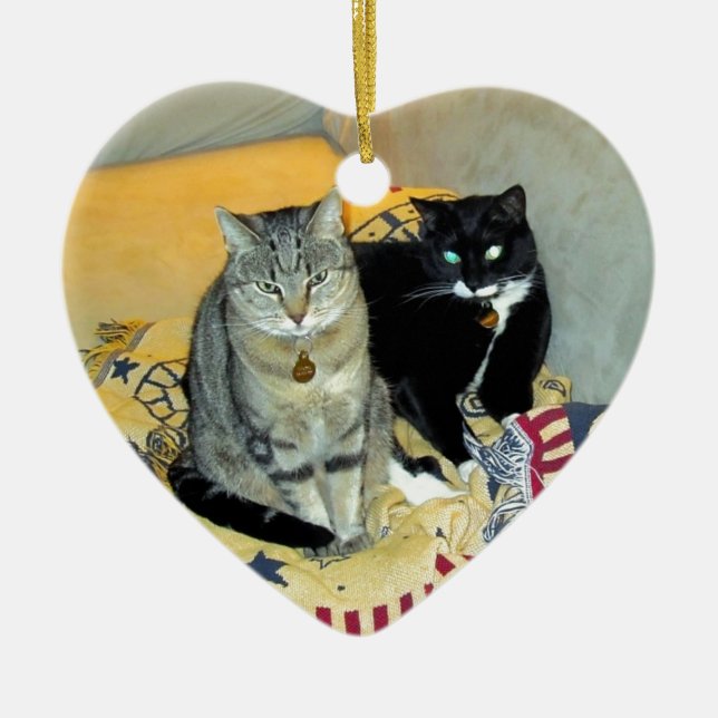 Sisterly Love Ceramic Ornament (Front)