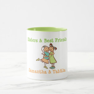 Sisters & Best Friends 11 oz Combo Mug