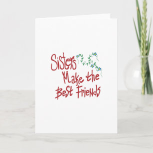 Sisters Best Friends Card