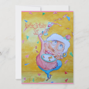 Sister's birthday celebration card