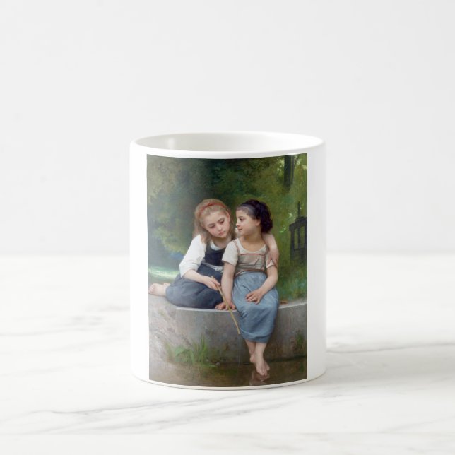 Sisters, Bouguereau Coffee Mug (Center)