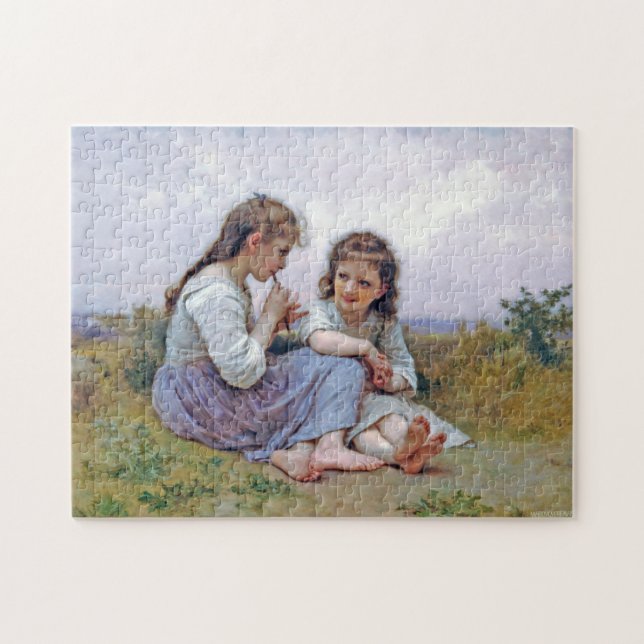 Sisters, Bouguereau Jigsaw Puzzle (Horizontal)