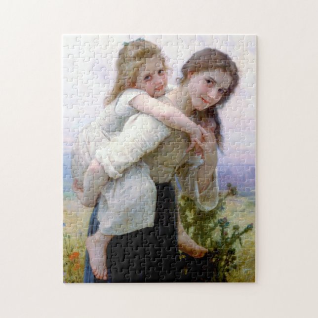 Sisters, Bouguereau Jigsaw Puzzle (Vertical)
