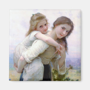 Sisters, Bouguereau Magnet