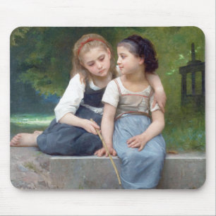 Sisters, Bouguereau Mouse Pad