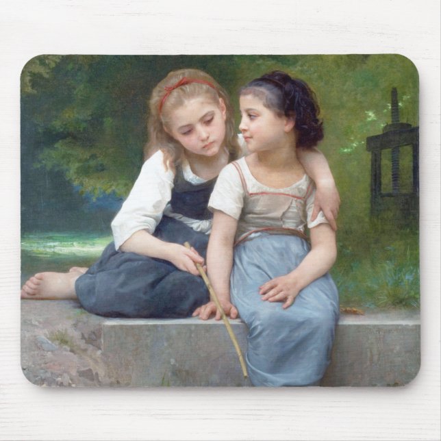 Sisters, Bouguereau Mouse Pad (Front)