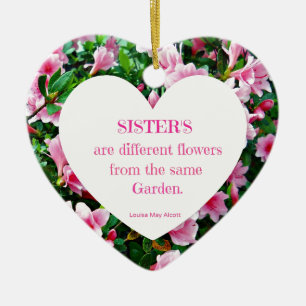 Sisters! Ceramic Ornament