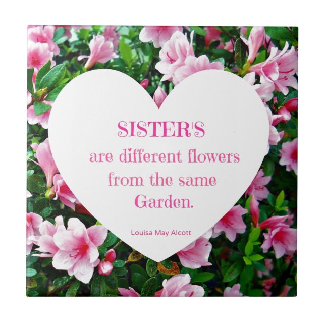 Sisters! Ceramic Tile (Front)