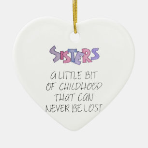 Sisters Ceramic Tree Decoration