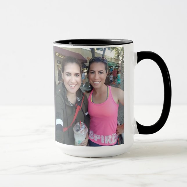 Sisters Custom Photo Game Mug 15oz mug By Zazz_It (Right)
