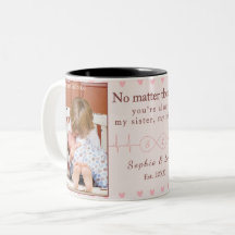 Sisters Custom Photo Mug – Personalised Gift