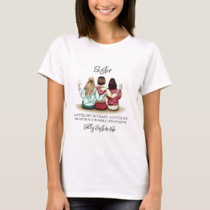 Sisters Day Custom Names Plaque – Personalised Gif T-Shirt
