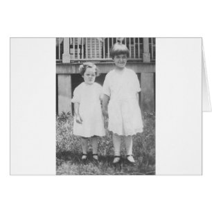 Sisters Dressed Up in Sunday Best 1920's