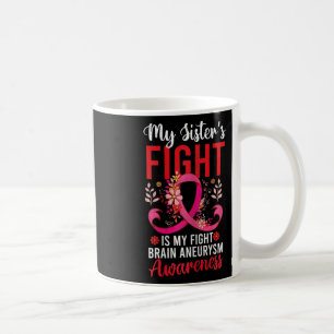 Sister's Fight Is My Fight Brain Aneurysm Awarenes Coffee Mug