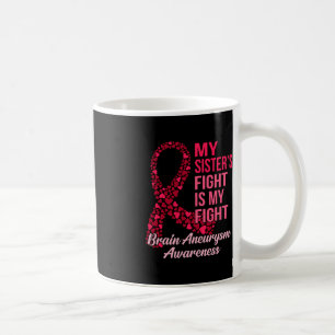 Sister's Fight Is My Fight Brain Aneurysm Awarenes Coffee Mug