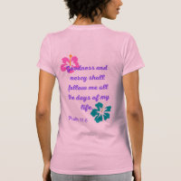 Sisters for Christ Psalm 23 T shirt
