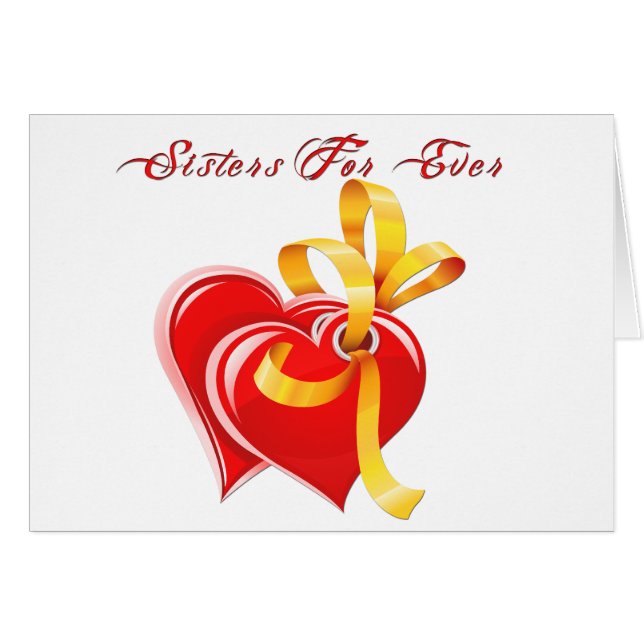 Sisters For Ever Hearts (Front Horizontal)