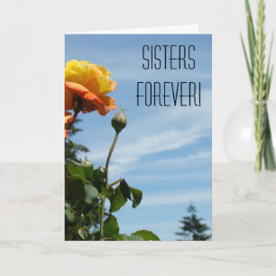Sisters Forever! cards Thanks Great Sister