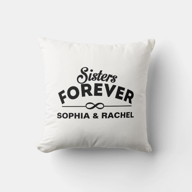 Sisters Forever Cushion (Front)