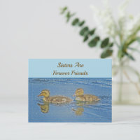 Sisters Forever Friends Ducklings Mosaic Sibling