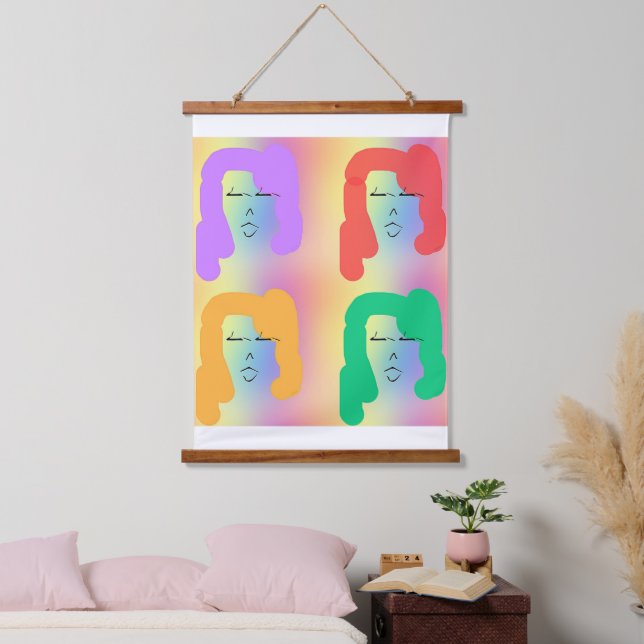  Sisters Four Coloured Hair Tapestry (Bedroom)