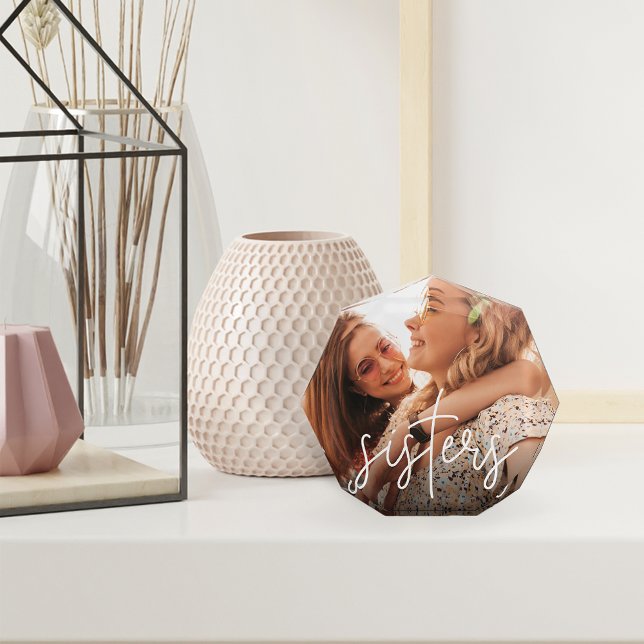 Sisters Handwritten Script Overlay Photo Block (Creator Uploaded)