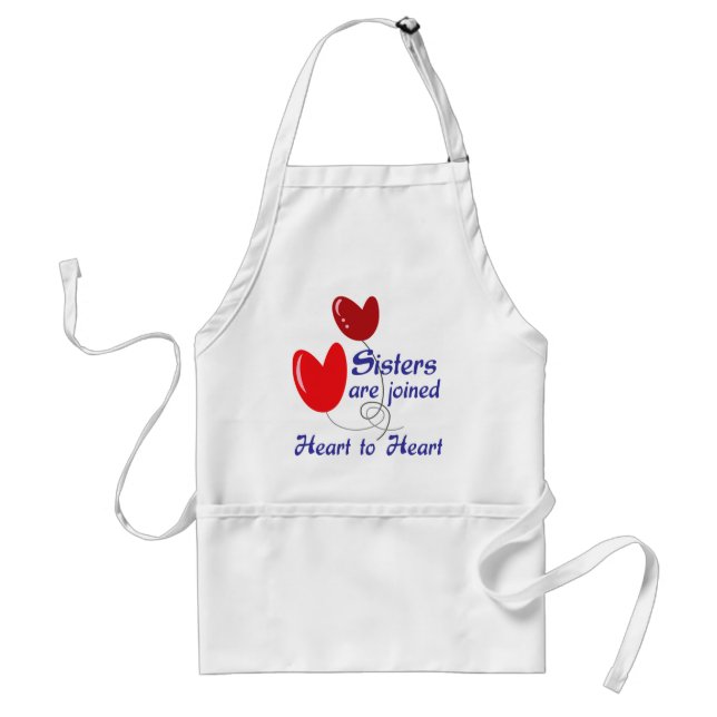 Sisters Hear to Heart Standard Apron (Front)