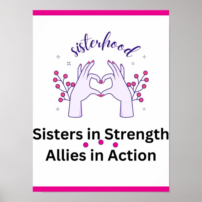 Sisters In Strength Poster (Front)