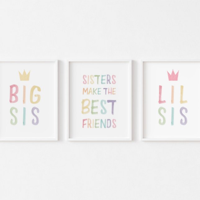 Sisters make the best friends print set of 3 (Creator Uploaded)