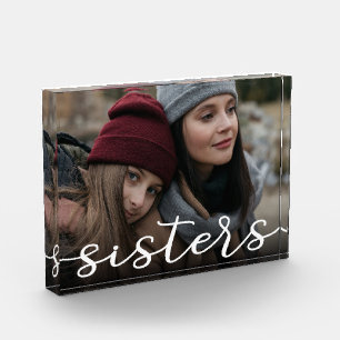 Sisters Modern Photo Block