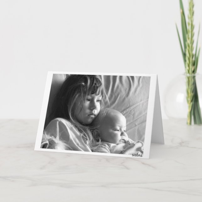 "Sisters" notecard (Front)