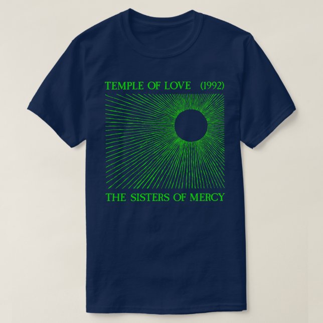 Sisters Of Mercy Temple Of Love T-Shirt (Design Front)