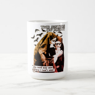 Sisters of Mercys Darkwave Nun Aesthetic Coffee Mug