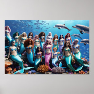 Sisters of the Deep Sea - Mermaid Tale Poster