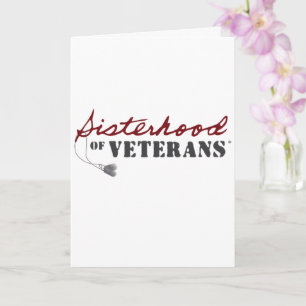 Sisters of Veterans Military Pride Design Card