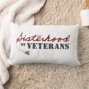 Sisters of Veterans Military Pride Design Lumbar Cushion