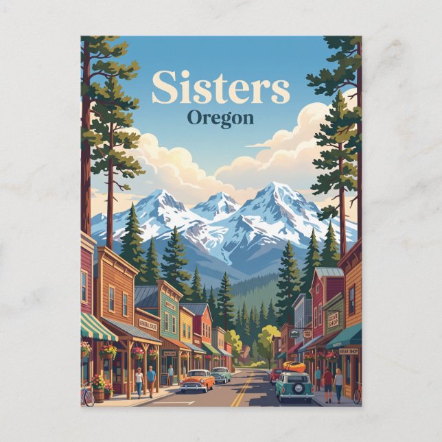 Sisters, Oregon Postcard (Front)