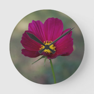 Sister's Perfect Flower Round Clock