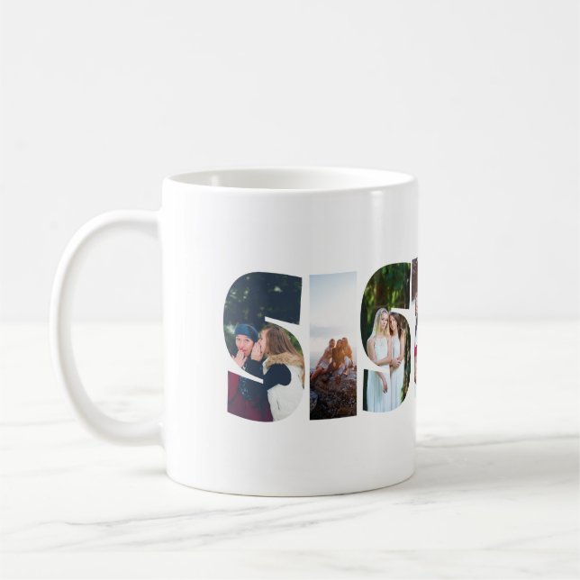 Sisters Photo Collage Mug (Left)