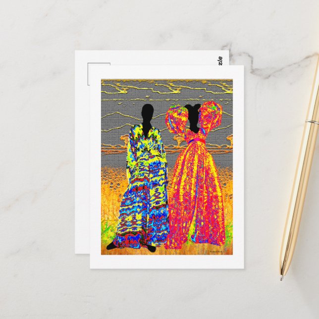 Sisters   postcard (Front/Back In Situ)