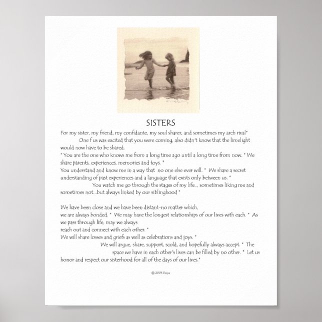 Sisters Poster (Front)