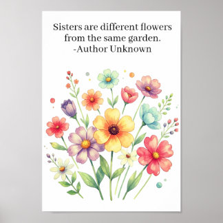 Sisters poster art print