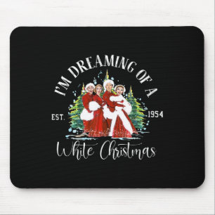 Sisters Pyjamas Holiday Xmas Snow White Christmas Mouse Pad