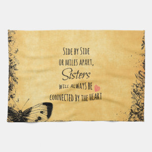 Sisters Quote Tea Towel