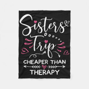Sisters Road Trip 2022 Weekend Family Vacation Gir Fleece Blanket