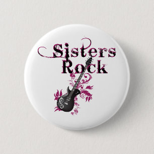 Sisters Rock 6 Cm Round Badge