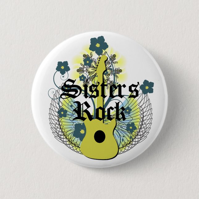 Sisters Rock button (Front)
