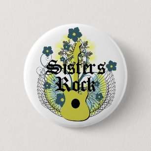 Sisters Rock button