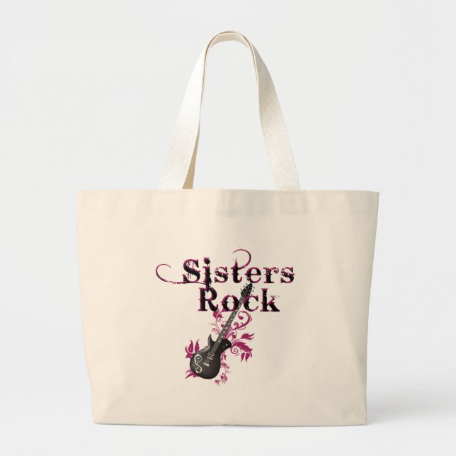 Sisters Rock Large Tote Bag (Front)