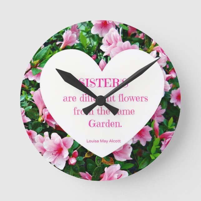 Sisters! Round Clock (Front)